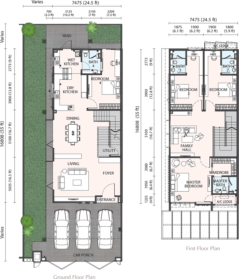 2 Storey Semi-Detached Homes