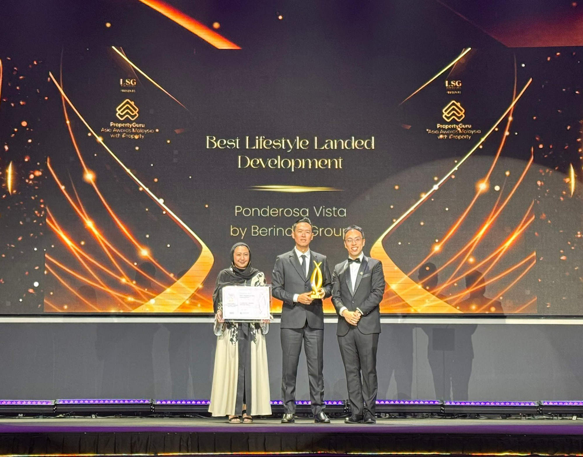 PropertyGuru Asia Awards Malaysia Best Lifestyle Landed Development 2025 - Berinda Properties - Homes for Life